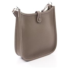 Hermès-Hermes Evelyne TPM Shoulder Bag Brown-Brown