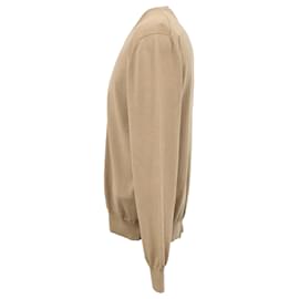 Hermès-Hermès Buttoned Cardigan in Brown Wool-Brown