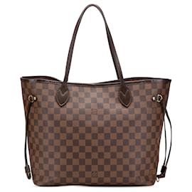 Louis Vuitton-Louis Vuitton Brown Damier Ebene Neverfull MM-Brown