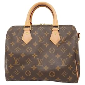 Louis Vuitton-Louis Vuitton Monogram Speedy Bandouliere 25 Handbag-Brown