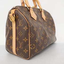 Louis Vuitton-Louis Vuitton Monogram Speedy Bandouliere 25 Handbag-Brown