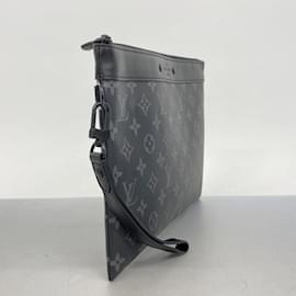 Louis Vuitton-Pochette Louis Vuitton Monogram Eclipse-Marron,Noir