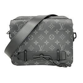 Louis Vuitton-Sac à épaule Steamer Monogram Eclipse de Louis Vuitton-Noir