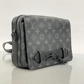 Louis Vuitton-Sac à épaule Steamer Monogram Eclipse de Louis Vuitton-Noir