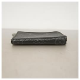 Louis Vuitton-Porte-monnaie Monogram Eclipse de Louis Vuitton-Marron,Noir
