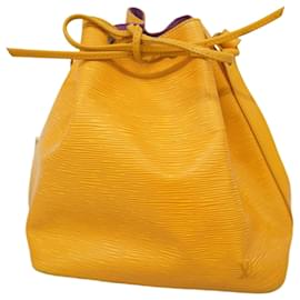 Louis Vuitton-Louis Vuitton Epi Petit Noe Shoulder Bag-Yellow