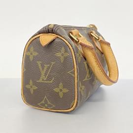 Louis Vuitton-Louis Vuitton Monogram Mini Speedy Handbag-Brown