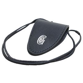 Goyard Black Universal Leather Bag Charm Black