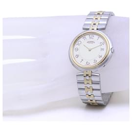 Hermès-Hermes Profile Stainless Steel Gold Plated Men's Watch-Other