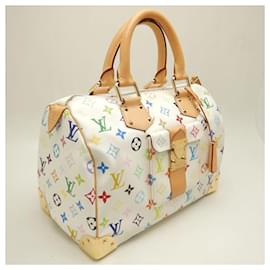 Louis Vuitton-Louis Vuitton Multi Speedy 30 Handbag-White,Multiple colors