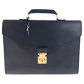 Louis Vuitton-Serviette Conseiller Epi Louis Vuitton-Noir
