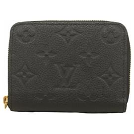 Louis Vuitton-Louis Vuitton Monogram Empreinte Zippy Purse-Black
