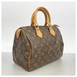 Louis Vuitton-Louis Vuitton Monogram Speedy 25 Handbag-Brown
