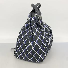 Chanel-Chanel Black Canvas Backpack-Black