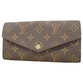 Louis Vuitton-Louis Vuitton Long Wallet Monogram Portefeuille Sarah M60531-Brown