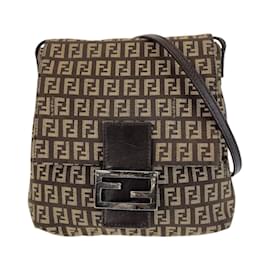 Fendi-Sac à épaule Fendi Zucchino Camse Pochette-Marron