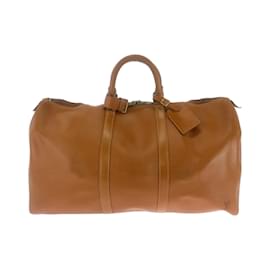 Louis Vuitton-Sac Boston Keepall 50 Epi Louis Vuitton-Marron