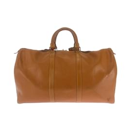 Louis Vuitton-Sac Boston Keepall 50 Epi Louis Vuitton-Marron