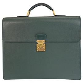 Louis Vuitton-Malette Moscova Taiga de Louis Vuitton-Autre,Vert foncé
