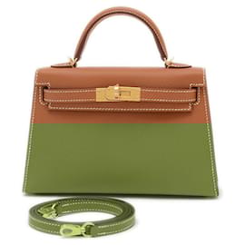 Hermès-Hermès Kelly Mini-Marron