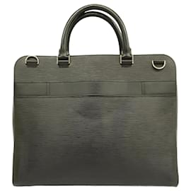Louis Vuitton-Sac à main Louis Vuitton Epi Bassano MM-Noir
