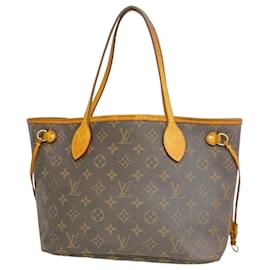 Louis Vuitton-Louis Vuitton Monogram Neverfull PM Tote Bag-Brown