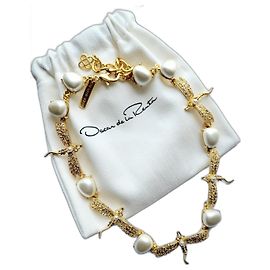 Collier Oscar de la Renta Bijouterie dorée