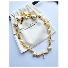 Oscar de la Renta-Collier Oscar de la Renta-Gold hardware