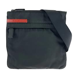 Autre Marque-Pradasports Nylon Shoulder Bag-Black