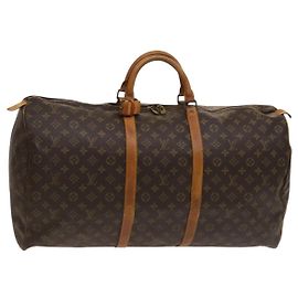 LOUIS VUITTON Monogram Keepall 60 Sac Boston M41422 LV Auth gh038 Monogramme