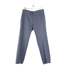 Pantalones rectos grises Hermès Gris