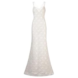 John Galliano-Crossed Straps Dress-White