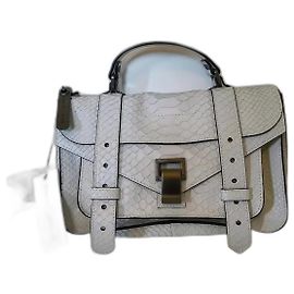 Bolsa de ombro Proenza Schouler modelo PS1 Tiny Branco