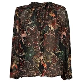 Chanel-Top Forest Dark Fall-Winter 2018 By Karl Lagerfeld-Black,Red,Golden