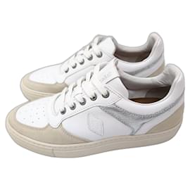 Ba&sh Basket Low Crush Blanc