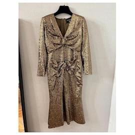 Chanel-Ritz Gold Dress Pre Fall 2017-Golden