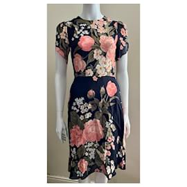 Reformation-Andre dress with Vivienne pattern-Black,Multiple colors