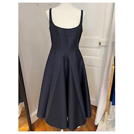 Christian Dior-Shanghai Navy Dress-Navy blue