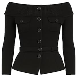 Christian Dior-3/4 Sleeve Vest-Black