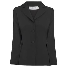 Christian Dior Bar Jacket Black Silk Black