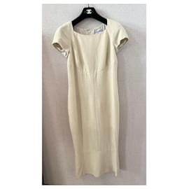 Chanel-Moon Pearl Dress-White