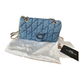 Coach Tabby Handtasche Denim Blau Blau
