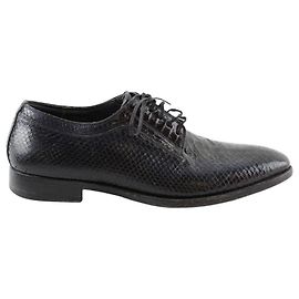 Dior Scarpe stringate in pelle nera Nero