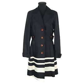 By Malene Birger Abrigo negro Negro