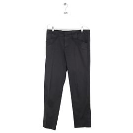 Gucci Pantalones slim de algodón negro Negro