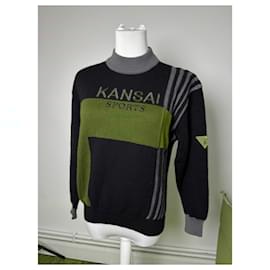 Autre Marque-KANSAI YAMAMOTO Knitwear T.international M Wool-Black