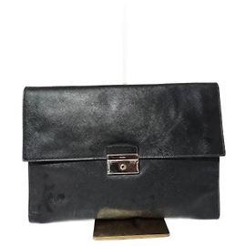 Clutch Attache Saffiano PRADA Nero Nero