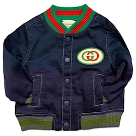 Gucci-One piece Jacket-Dark blue