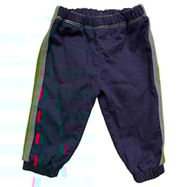 Gucci-Pants-Green,Dark red,Dark blue
