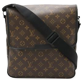 Louis Vuitton-Sac à épaule Monogram Macassar Louis Vuitton-Marron
